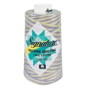 Signature Variegated 40 Weight Cotton Thread 3000 Yard Cone - Pastels